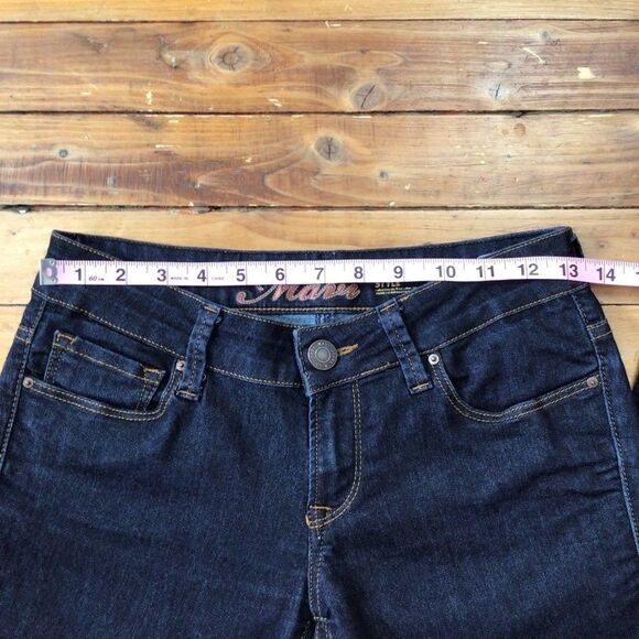 MAVI Serena jeans super skinny low dark blue stretchy denim rise size 25 - Picture 10 of 12